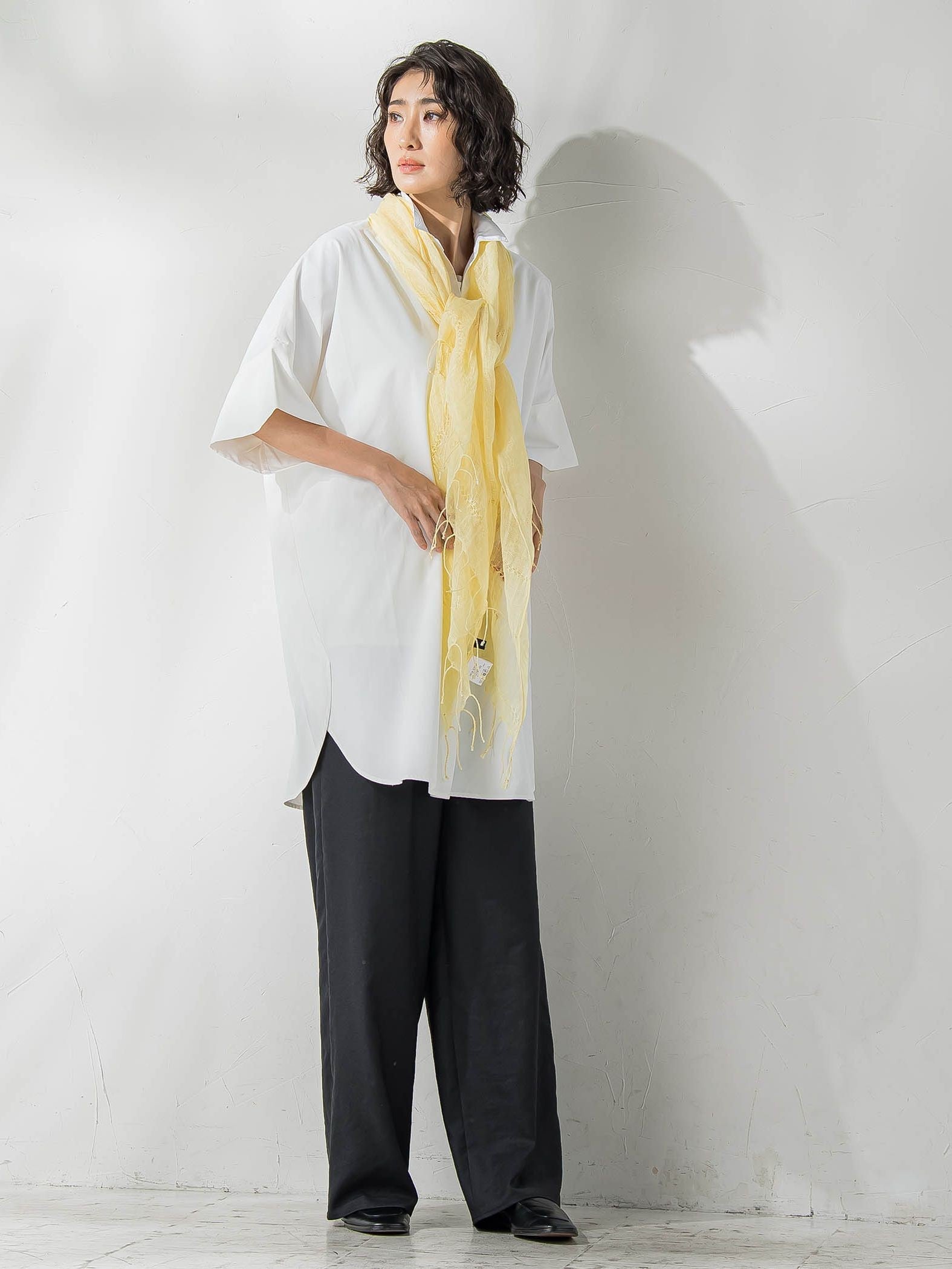 【WEB限定】チュニックシャツ≪手洗い可能≫