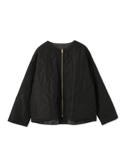 ファーキルトリバーシブルZIPブルゾン