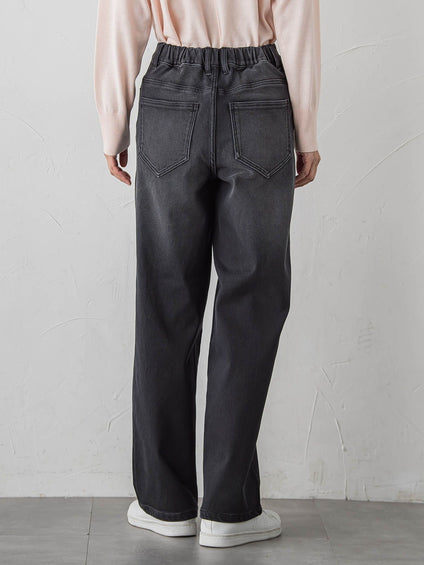 ”暖かさも洒落感も”裏起毛デニム