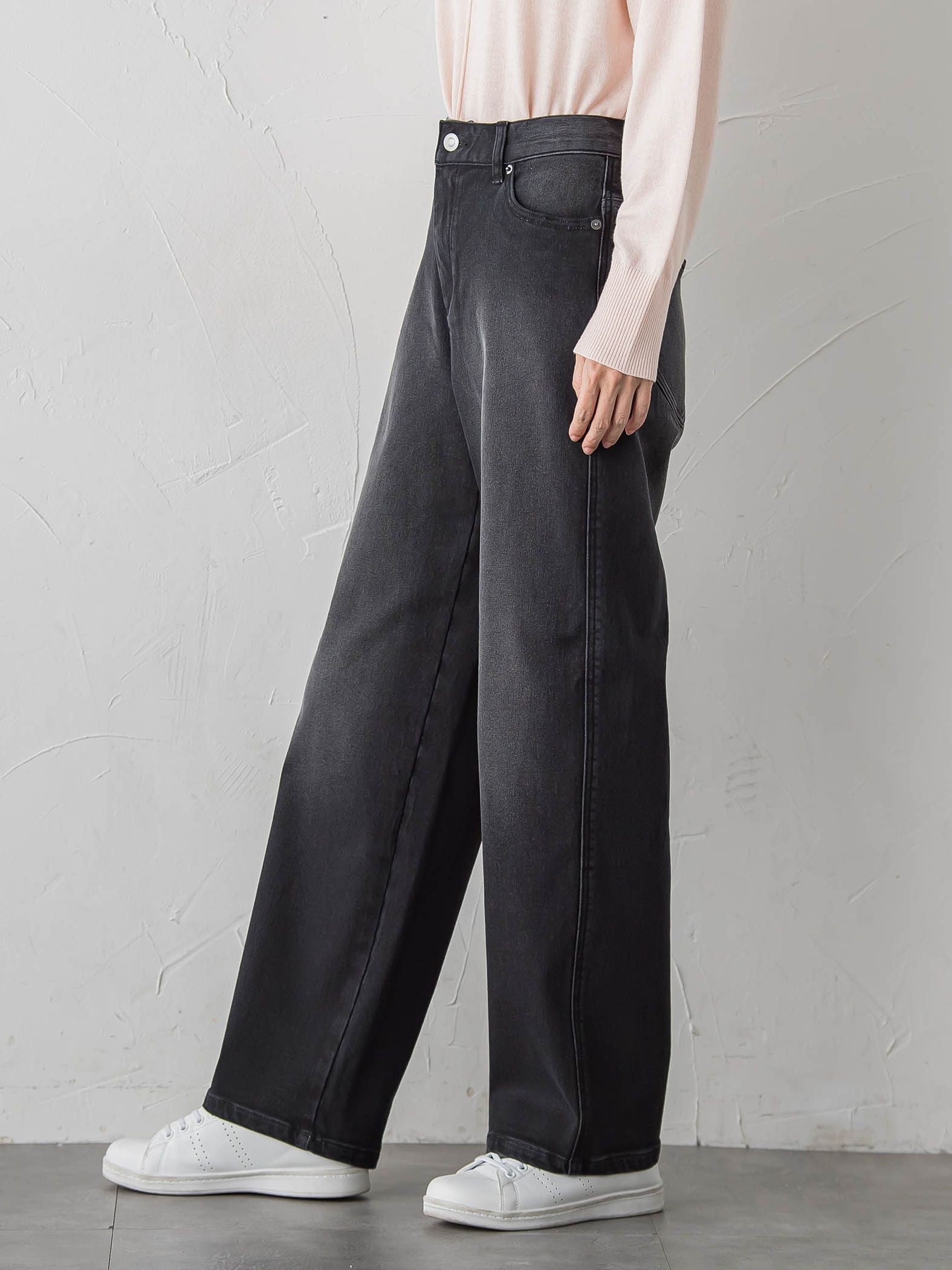 ”暖かさも洒落感も”裏起毛デニム