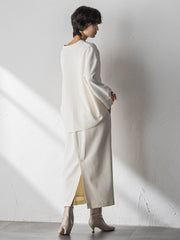 【えらべるSETUP】叶えるカットカーディガン≪手洗い可能≫