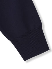 襟付きスキッパーニットプルオーバー