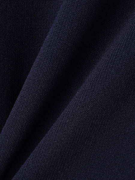 襟付きスキッパーニットプルオーバー