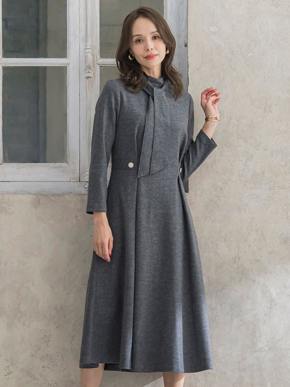 ルミナリー圧縮スムースワンピース