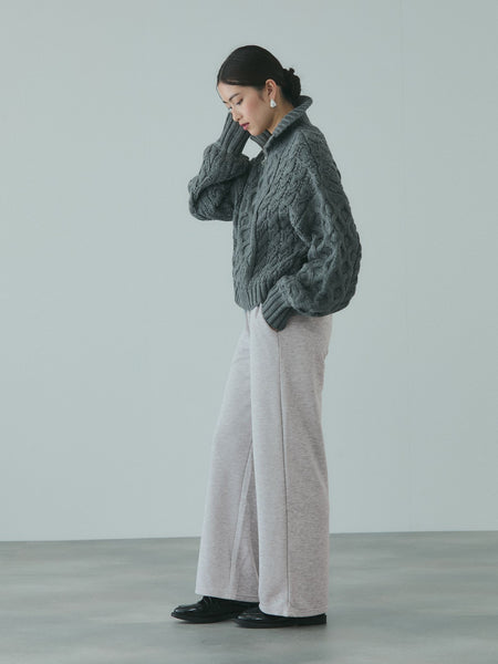 配色ドッキングスウェットパンツ≪セットアップ対応/手洗い可能≫