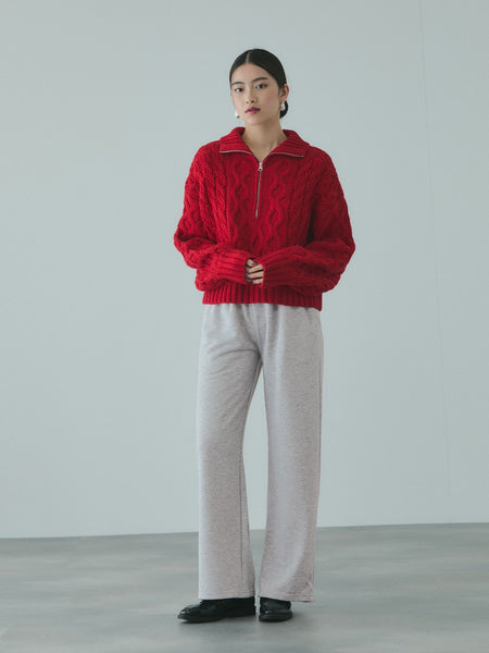 配色ドッキングスウェットパンツ≪セットアップ対応/手洗い可能≫