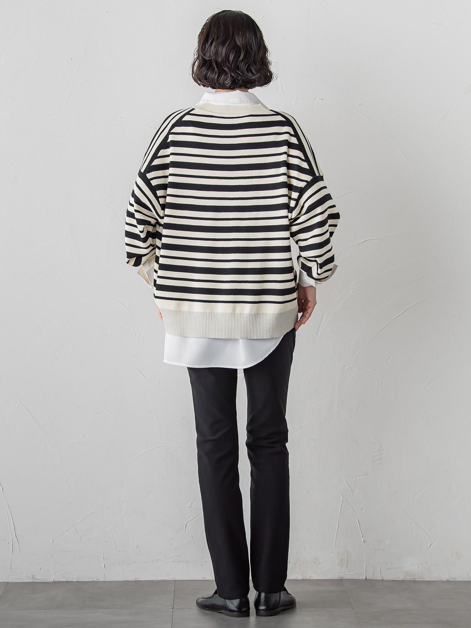 【WEB限定】”3コーデが叶う2点セット”ニット×シャツ