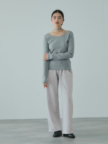 配色ドッキングスウェットパンツ≪セットアップ対応/手洗い可能≫