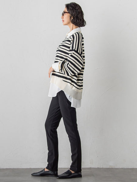 【WEB限定】”3コーデが叶う2点セット”ニット×シャツ