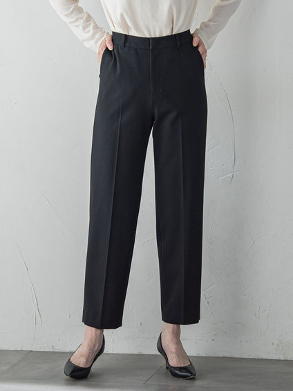 【大きいサイズ】ピクシエスタストレートパンツ≪洗濯機で洗える≫