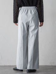 【WEB限定/+5cm丈長め】シェルタリングワイドパンツ