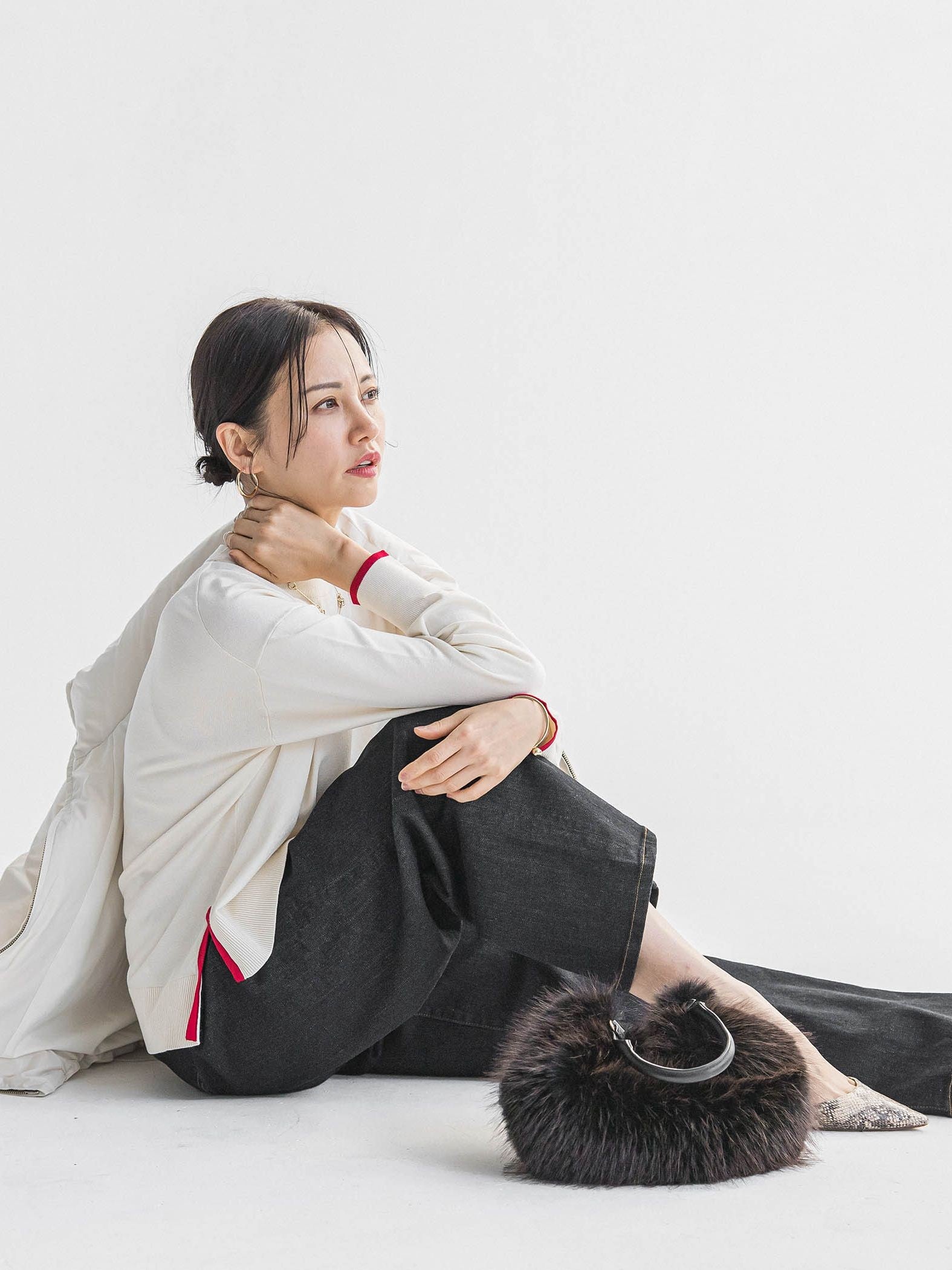 【WEB限定】365デニムパンツ ワイドシルエット≪洗える≫