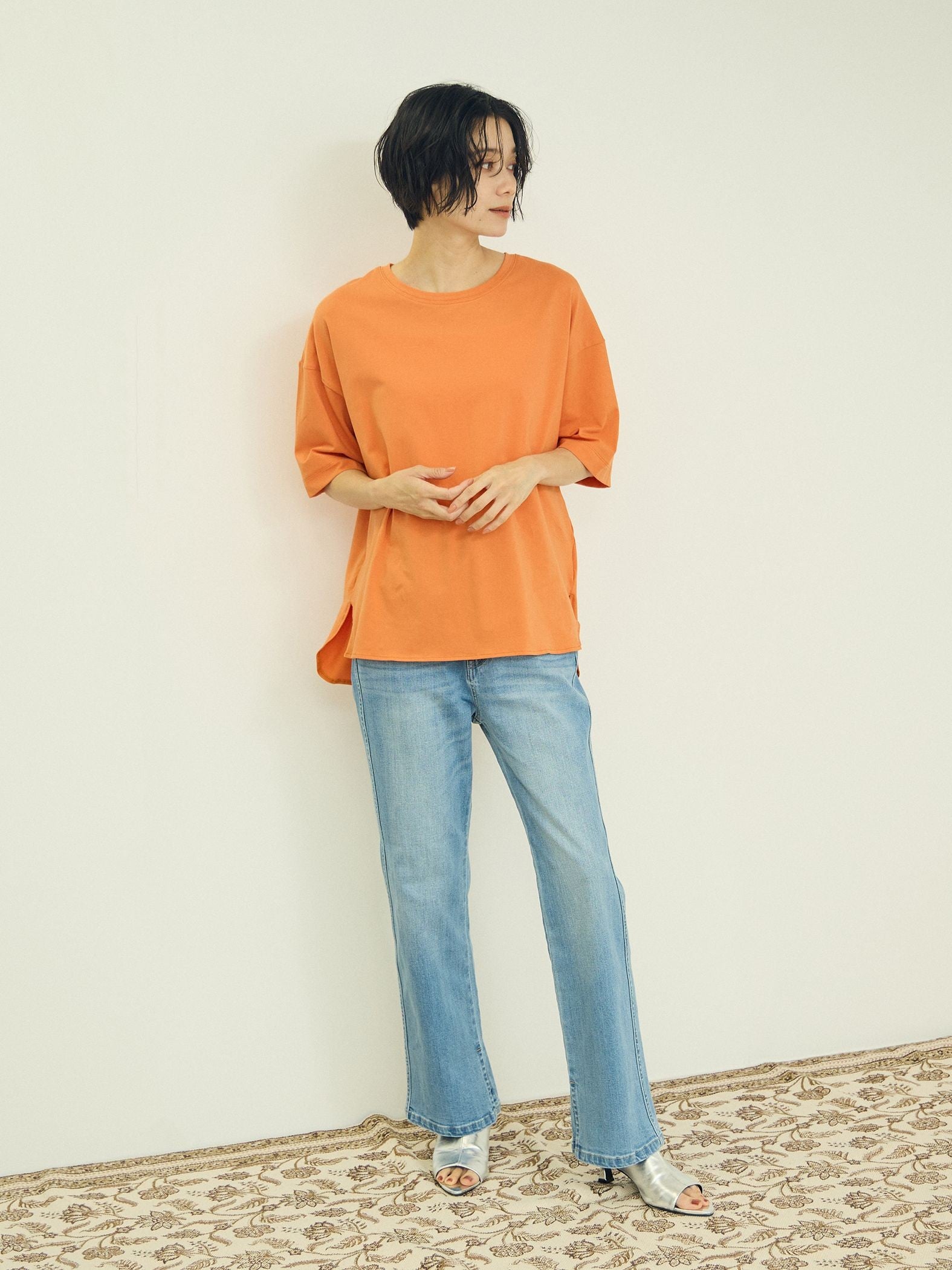 ひんやりオーバーサイズTシャツ