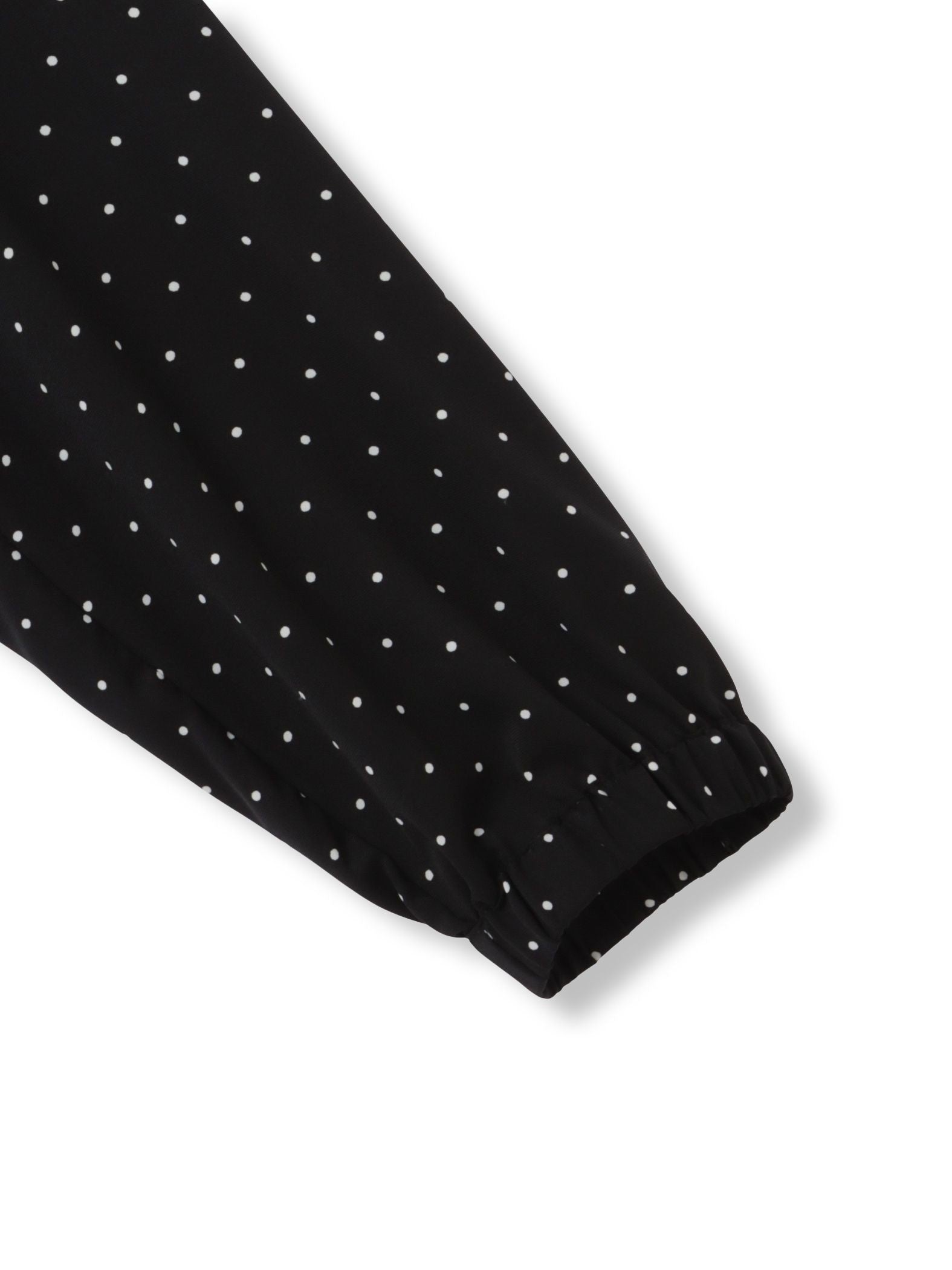 ライトデシンドットフリルネックブラウス