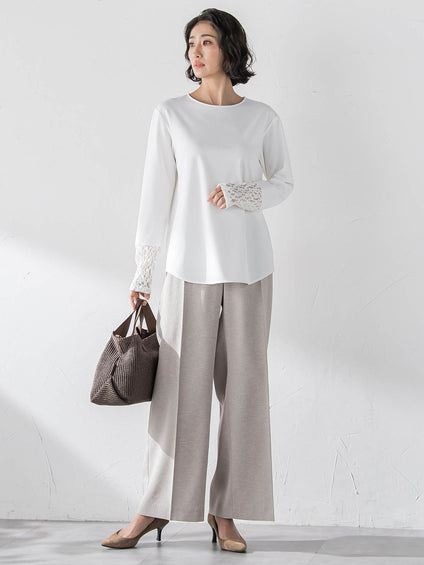 リネンライクオックスパンツ