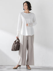 リネンライクオックスパンツ