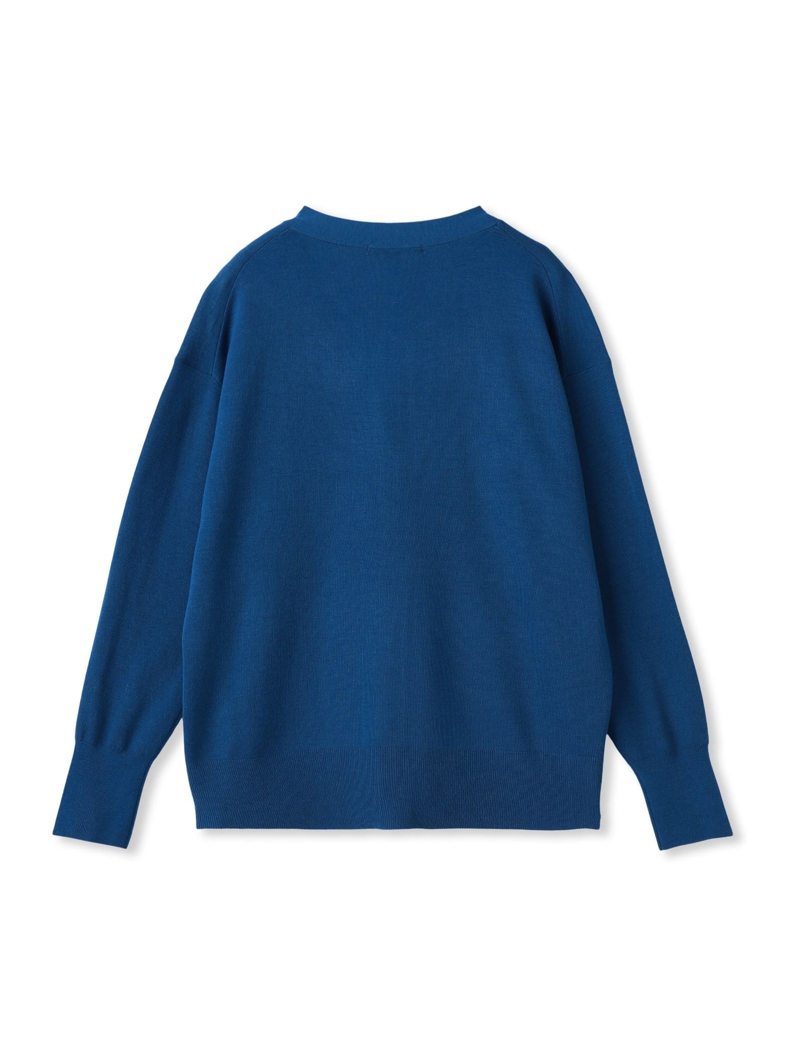 【Brisbane】 Vネックカーディガン≪洗える≫