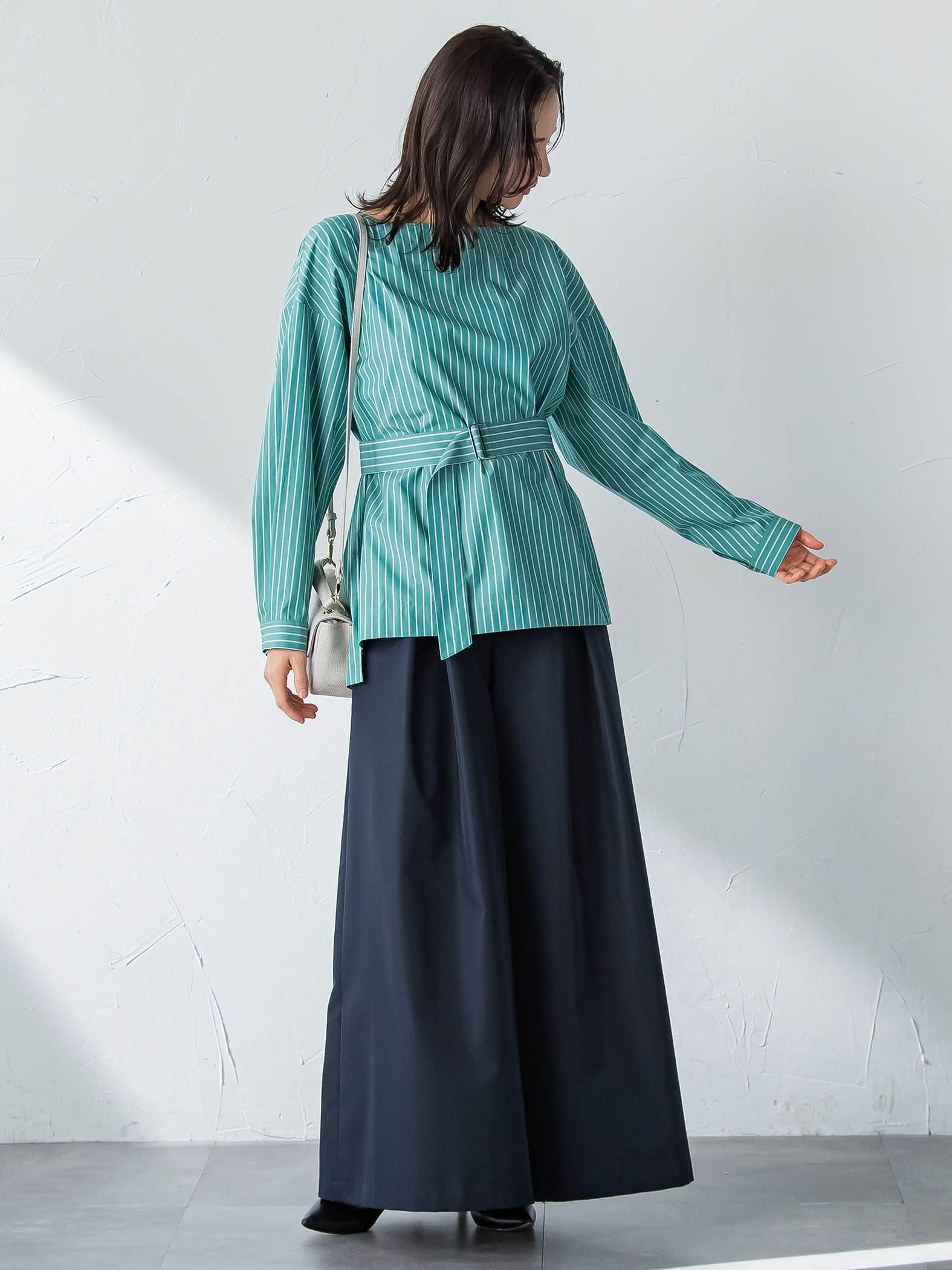 スーパーワイドチノパンツ≪花粉防止/撥水≫