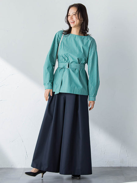 スーパーワイドチノパンツ≪花粉防止/撥水≫