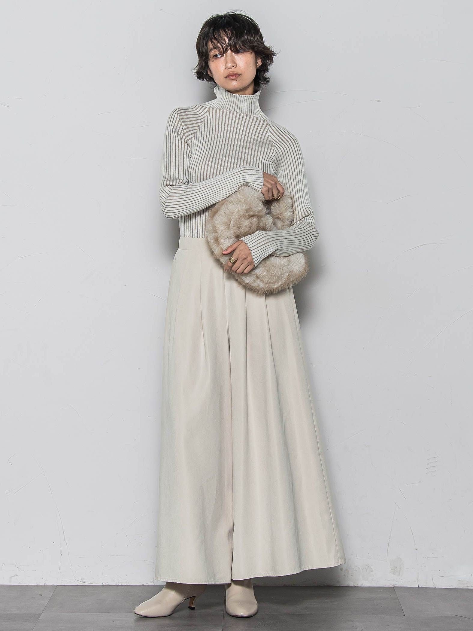 【新色追加】【ゆるっと上品】私に似合うキュロットパンツ≪手洗い可能≫