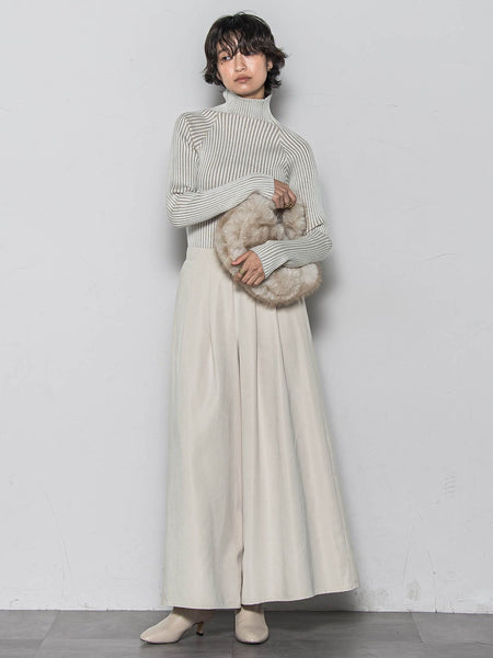 【新色追加】【ゆるっと上品】私に似合うキュロットパンツ≪手洗い可能≫