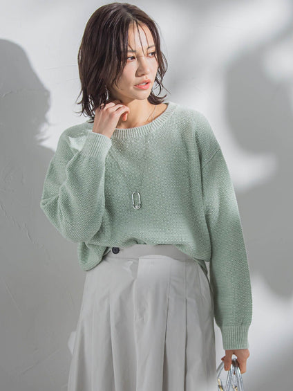 【WEB限定】ぽこぽこワッフルニット