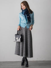 前後2wayパールボタンカーディガン