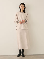 スウェードタッチダンボールナロースカート≪手洗い可能≫