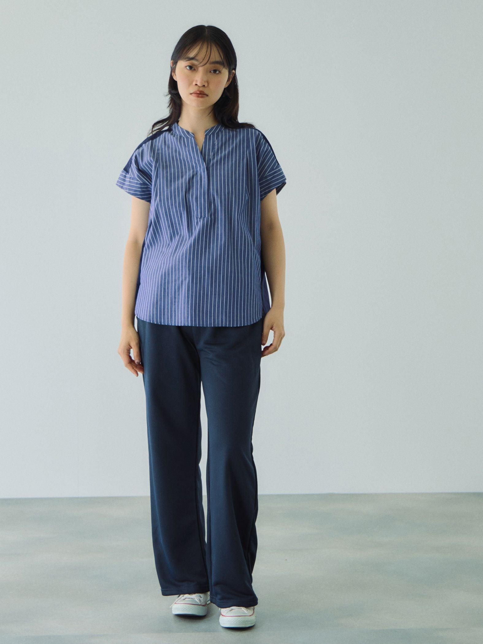 配色ドッキングスウェットパンツ≪セットアップ対応/手洗い可能≫