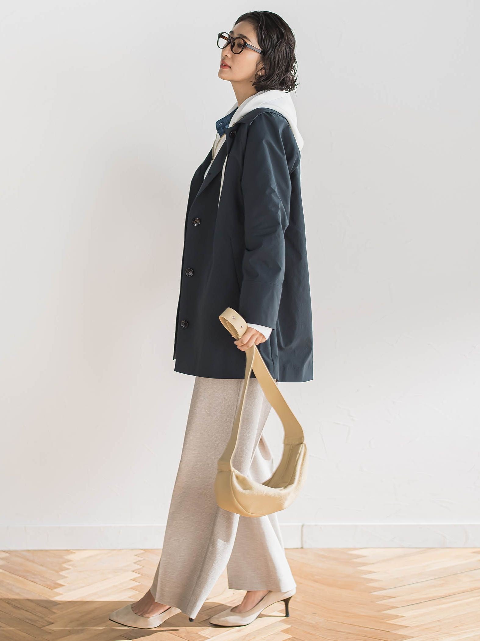 【大きいサイズ】タスランストレッチコート