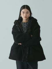 ショートボア中綿ドロストブルゾン