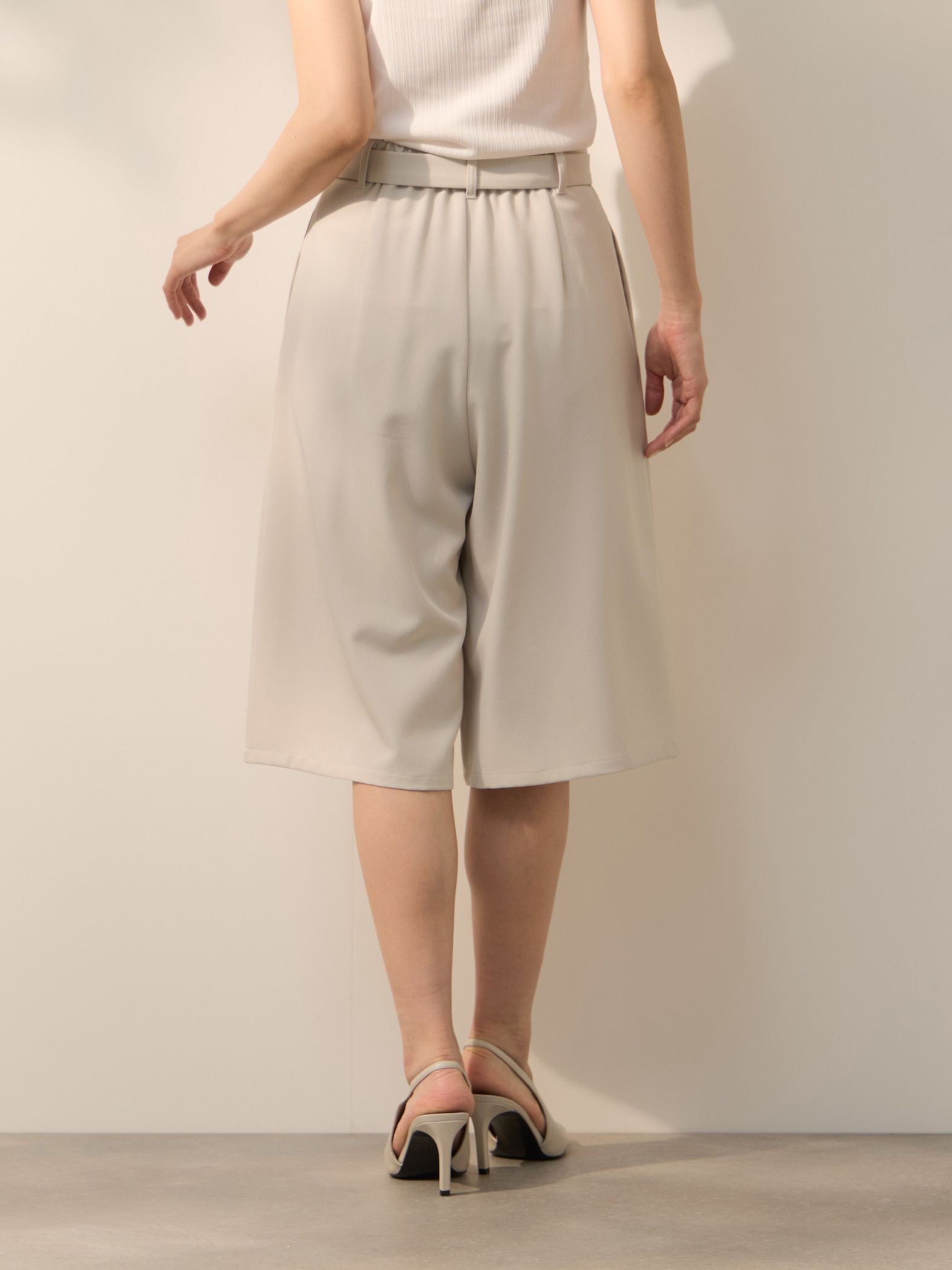 2WAYメランジツイルショートパンツ