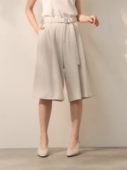 2WAYメランジツイルショートパンツ