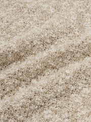 ＜陰影で魅せる＞ツイード風MIXスラブポロカーデ