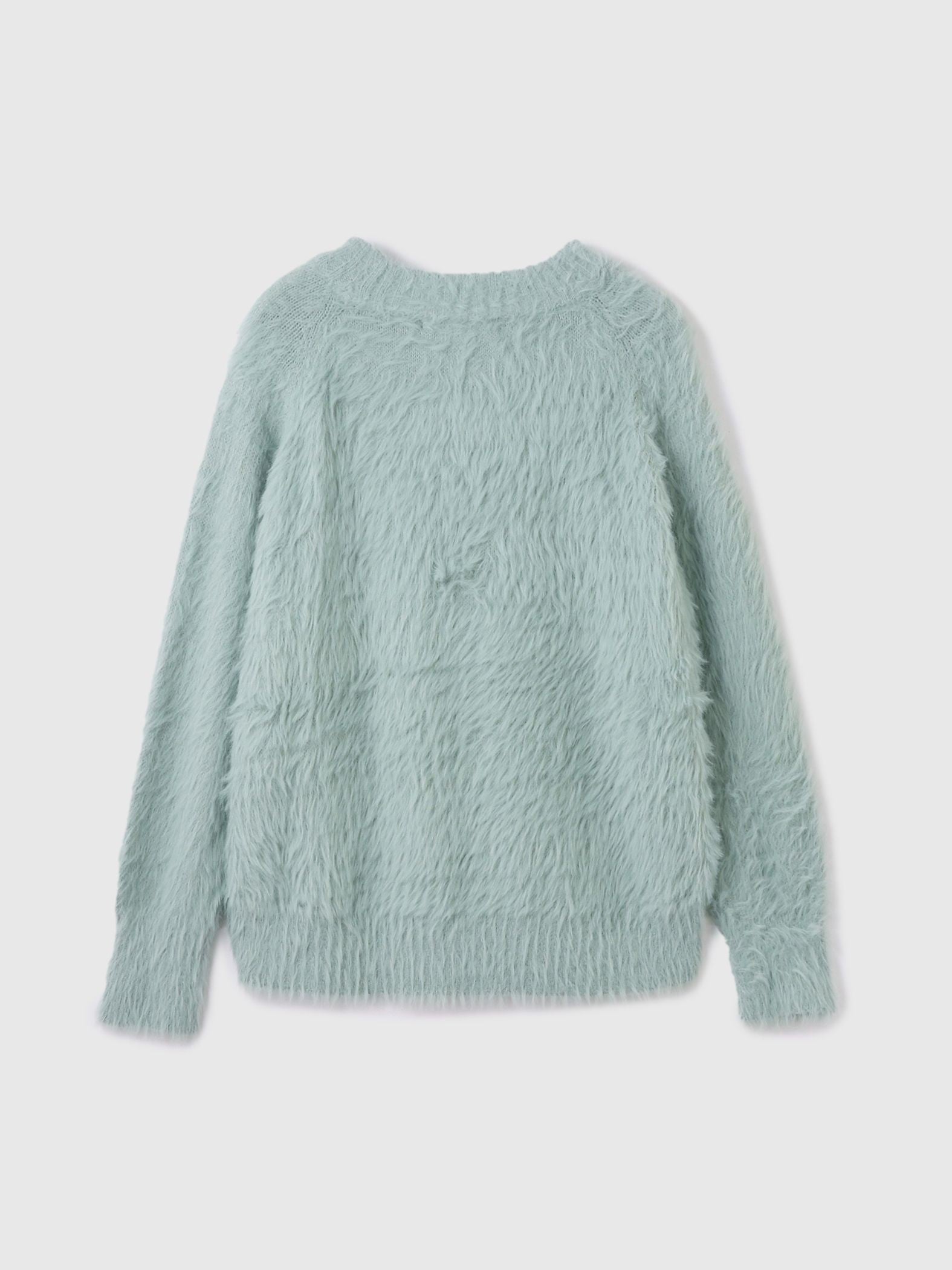 カーブヘムシャギーニットプルオーバー≪手洗い可能≫