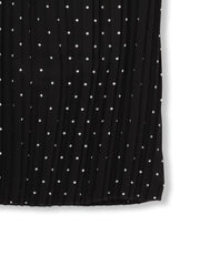 ライトデシンドットフリルネックブラウス