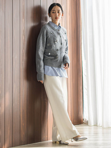 ボリュームスリーブシャツ≪洗濯機で洗える≫