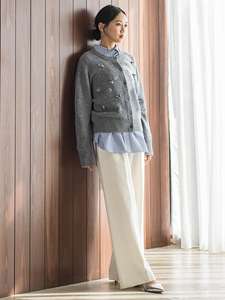 ボリュームスリーブシャツ≪洗濯機で洗える≫