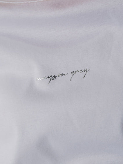 【J Lounge限定】MAYSON GREYロゴTシャツ≪手洗い可能≫