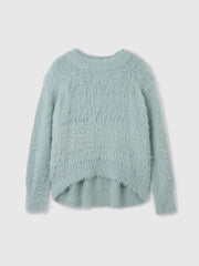 カーブヘムシャギーニットプルオーバー≪手洗い可能≫