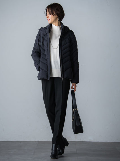 【ショート丈】ストレッチダウンコート