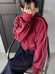 【ENIM BY VICKY】前開きZIPトラックジャケット《手洗い可能》