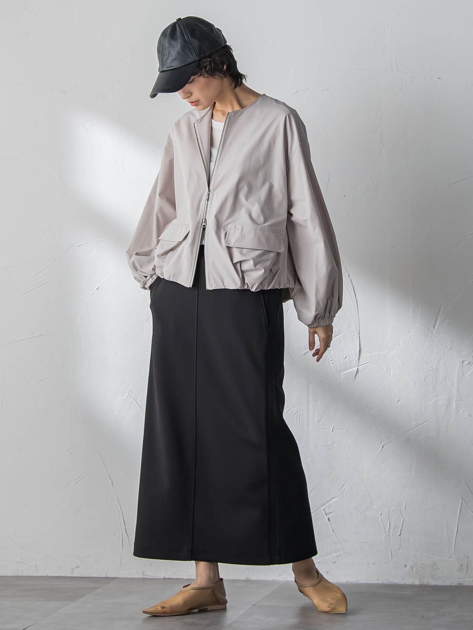 撥水バルーンブルゾン