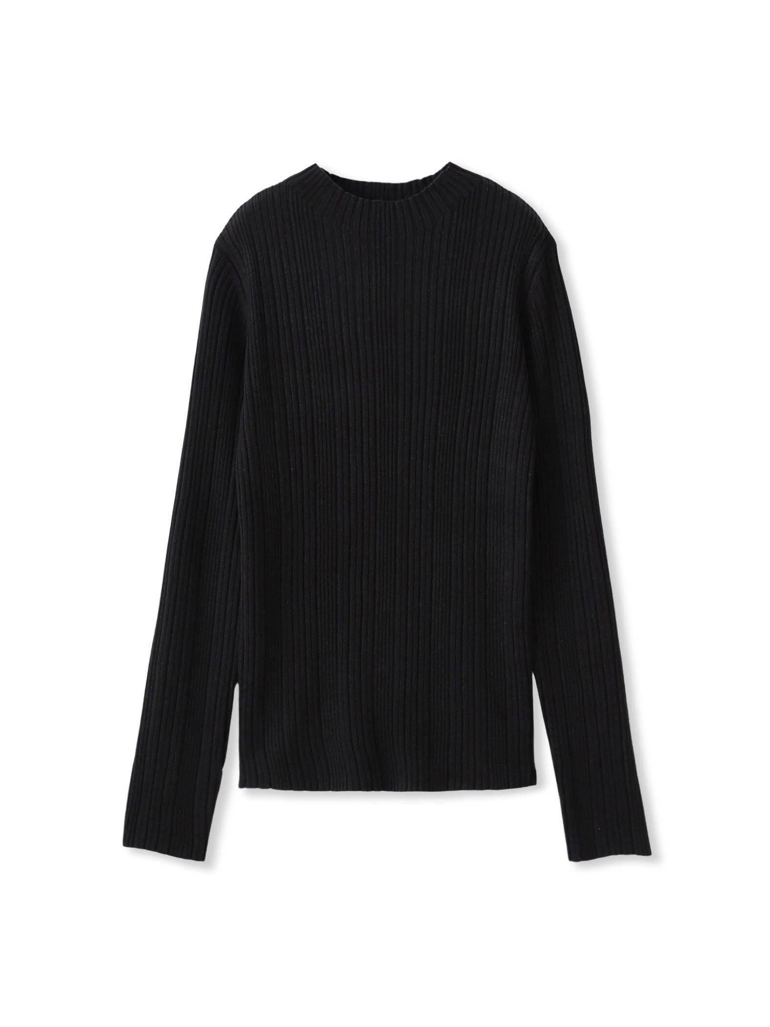 袖ボタンランダムリブニット≪手洗い可能≫