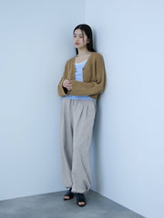 【着回し抜群】裏毛2タックパンツ