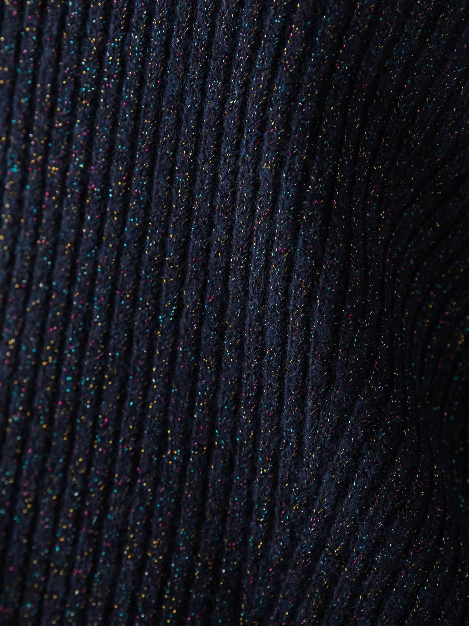 【WEB限定カラーあり】ラメボトルネックプルオーバー≪手洗い可能≫