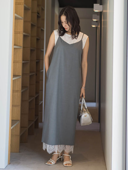 エディター東原妙子×LAUTREAMONT/レースワンピース