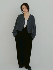 Ronde knit jacket≪手洗い可能≫