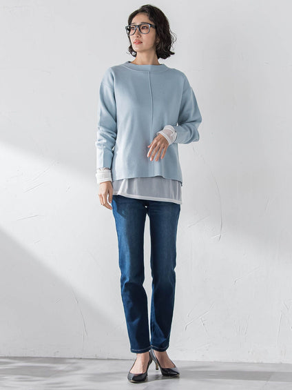 【WEB限定】”重ねるだけで格上げ”レイヤードインナー