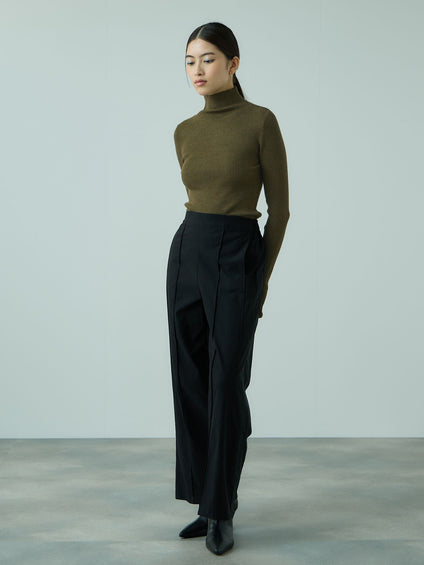 サムホールハイネックニットプルオーバー≪手洗い可能≫